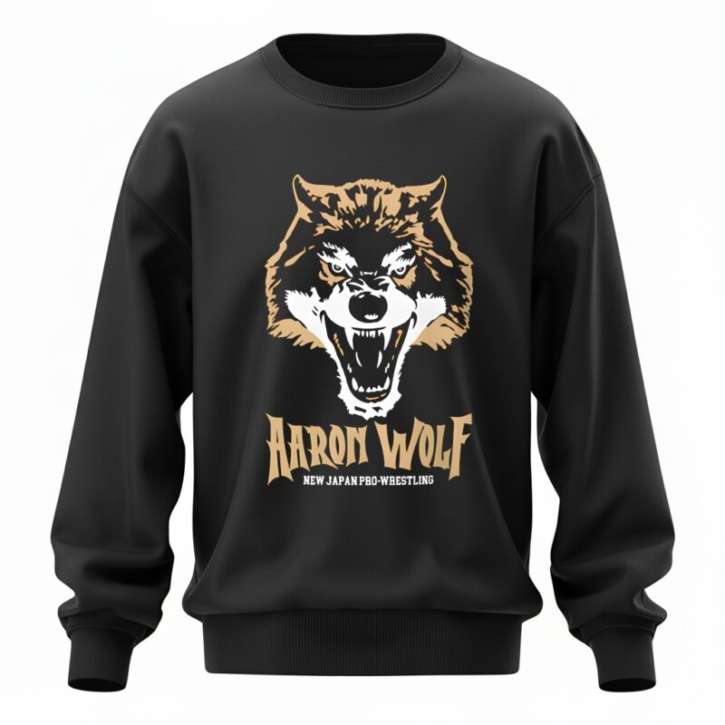 Aaron Wolf New Japan Pro-Wrestling graphic_Sweatshirt