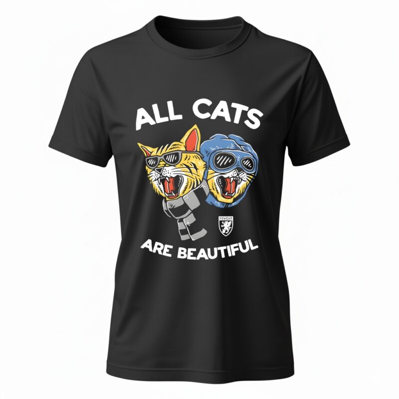 All Cats Pgwear Are Beautiful graphic_Ladies T-Shirt