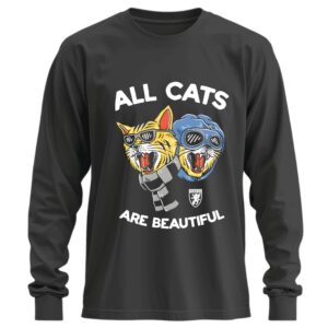All Cats Pgwear Are Beautiful graphic_Longsleeve Tee