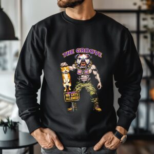 Bulldog the groove no cats allowed 1911_Crewneck Sweatshirt