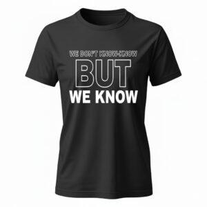 Candace Owens We Dont Know Know But We Know_Ladies T-Shirt