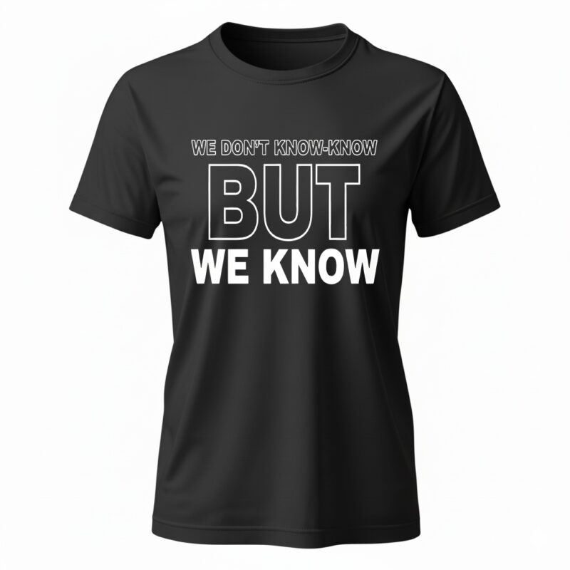 Candace Owens We Dont Know Know But We Know_Ladies T-Shirt