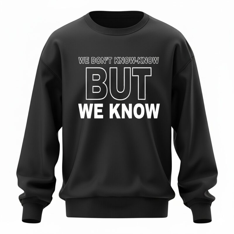 Candace Owens We Dont Know Know But We Know_Sweatshirt