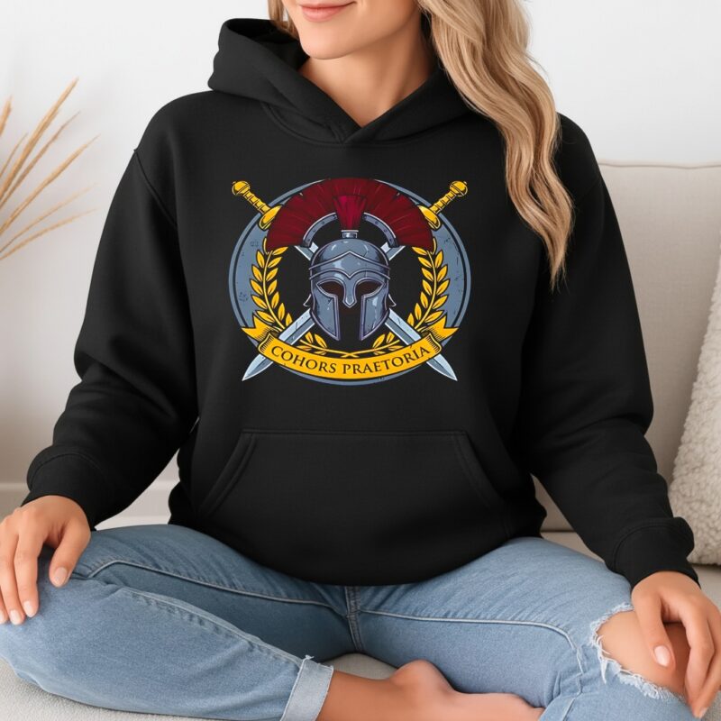 Cohors Praetoria galea crossed gladii logo_Hoodie