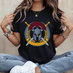 Cohors Praetoria galea crossed gladii logo_Ladies T-Shirt