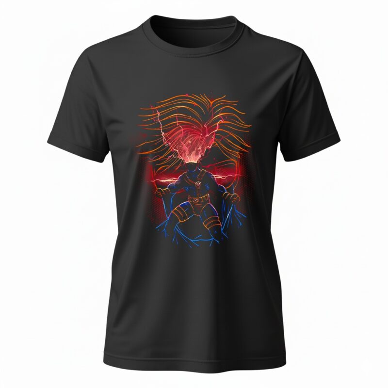 Cyclops X-Men Rage of the optic blast_Ladies T-Shirt