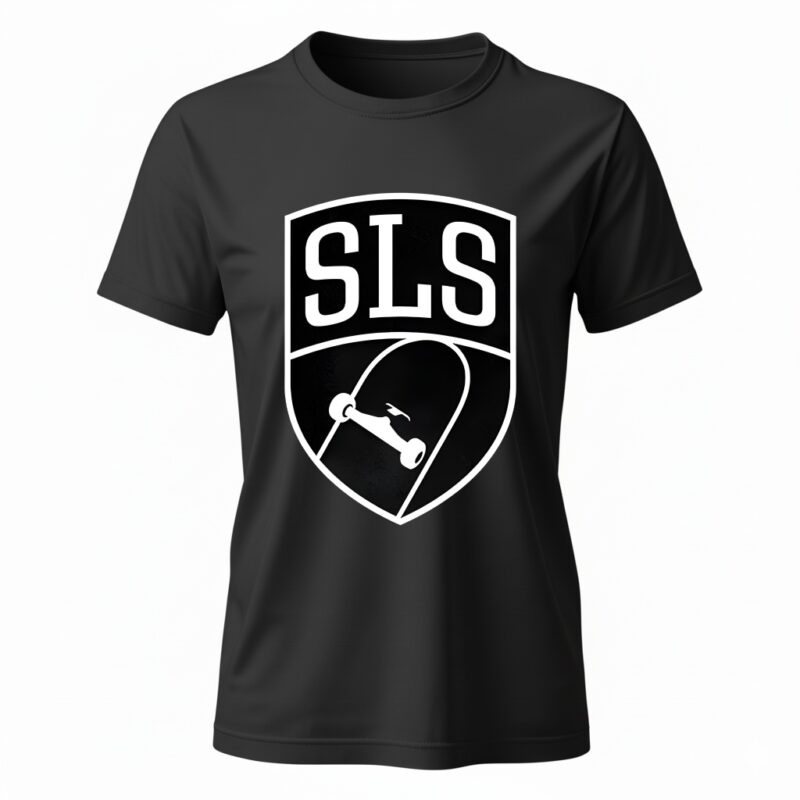DLS Skateboarding logo_Ladies T-Shirt