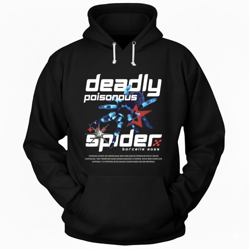 Deadly poisonous spider borcelle 2025_Hoodie