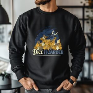 Dice Hoarder dragon Dungeons and Dragons_Crewneck Sweatshirt