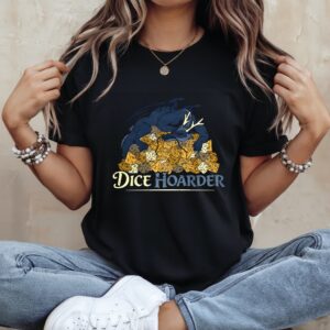 Dice Hoarder dragon Dungeons and Dragons_Ladies T-Shirt