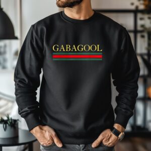 Gabagool stripes satirical Italian_Crewneck Sweatshirt