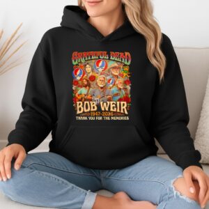 Grateful Dead Bob Weir 1947-2026 Thank You For The Memories Signature_Hoodie