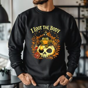 I loot the body frog wizard Dungeons and Dragons_Crewneck Sweatshirt