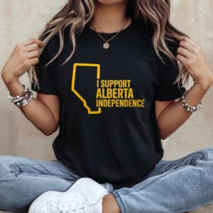 I support Alberta Independence_Ladies T-Shirt