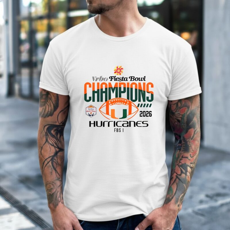 Miami Hurricanes College Football Playoff 2025 Fiesta Bowl Champions_Classic Men's T-Shirt