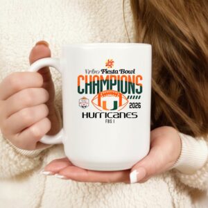 Miami Hurricanes College Football Playoff 2025 Fiesta Bowl Champions_Mug