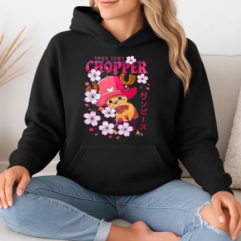 One Piece Chopper Sakura_Hoodie
