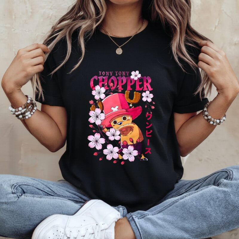 One Piece Chopper Sakura_Ladies T-Shirt