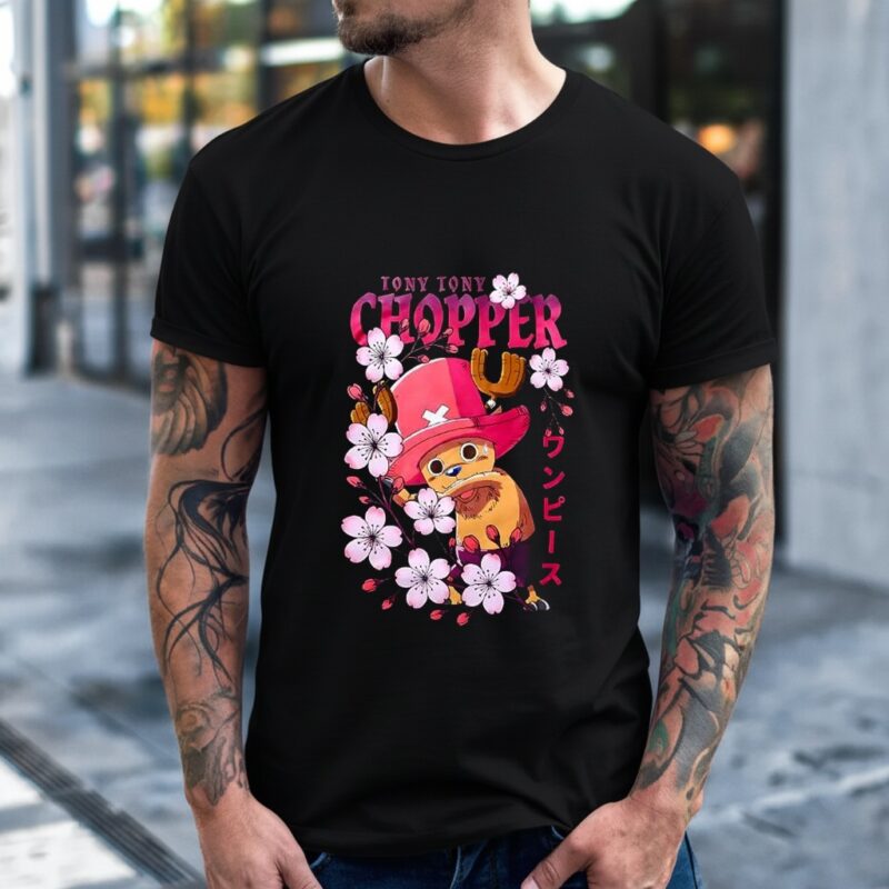 One Piece Chopper Sakura_T-Shirt