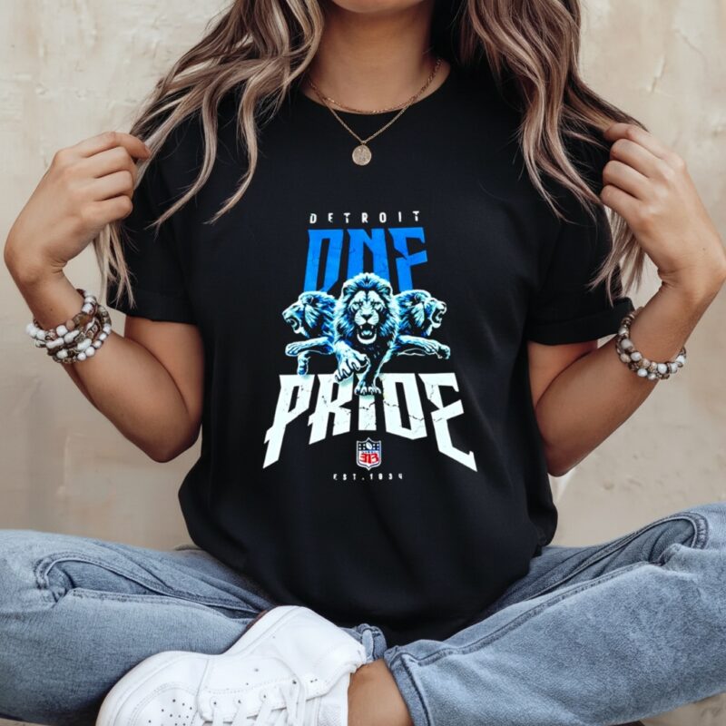 One Pride 313 Detroit Lions_Ladies T-Shirt