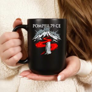 Pompeii Vesuvius Eruption 79 CE Roman history_Ceramic Mug