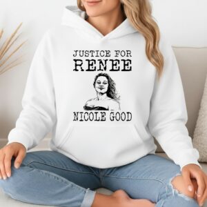 Renee Good justice for renee nicole good portrait sketch_Hoodie