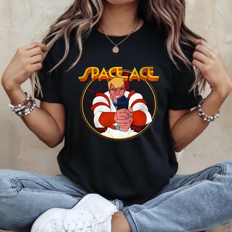Space Ace classic video game_Ladies T-Shirt