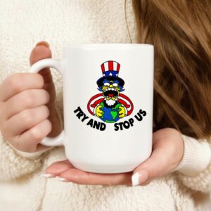 Try and stop us cartoon logo_Mug