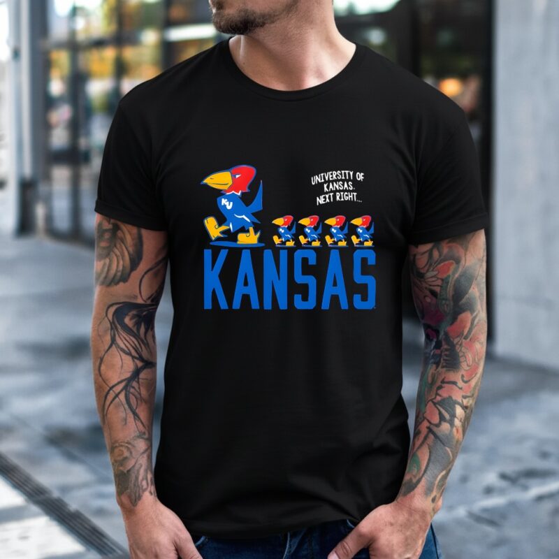 University Of Kansas Jayhawks Next Right_T-Shirt